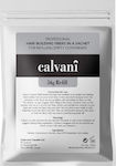 Calvani Refill Χρώματος για Κάλυψη Αραίωσης Μαλλιών με Κερατίνη Hair Building Economy Black 56gr