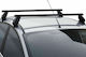 Menabo Metallic Car Roof Bars 130cm for Alfa Romeo Stelvio 5D for Cars with Factory Roof Bars Set with Roof Rack Legs Black