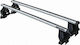 Menabo Aluminum Car Roof Bars 112cm for Fiat Croma 5D Set with Roof Rack Legs Silver
