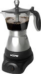 Hoomei Electric Stovetop Espresso Pot for 3Cups 400W Black