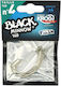 Fiiish Black Minnow Fishing Hooks Set 4pcs No4