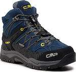 CMP Kids Waterproof Hiking Boots Rigel Mid Navy Blue