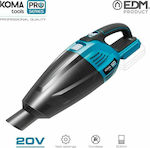 EDM Grupo Koma Tools 08756 Rechargeable Handheld Vacuum 20V without Battery and Charger Black