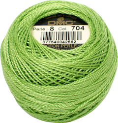 DMC Ață Broderie Cotton Perle No8 Bumbac VERDE 87m