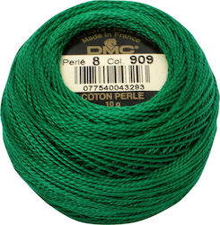 DMC Ață Broderie Cotton Perle No8 Bumbac VERDE 87m