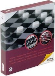 Cayro Magnetic Backgammon/Chess /Draughts with Pawns