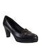 Κ42-5098 Leder Pumps Schwarz