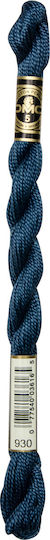 DMC Κλωστή Κεντήματος Μουλινέ Cotton Perle 115 No5 Βαμβακερή 930 Μπλε 25m