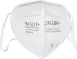 3M 9501+ Mască de protecție FFP2 Alb 10buc