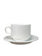 Lukanda Porcelain Coffee Cup Set 200ml White 6pcs