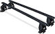 Menabo Autodachträger Stahl 112cm für Mitsubishi Lancer 4D 2010+ mit Dachträgerfüßen Schwarze