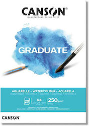 Canson Μπλοκ Σχεδίου Graduate Watercolour Α4 20...