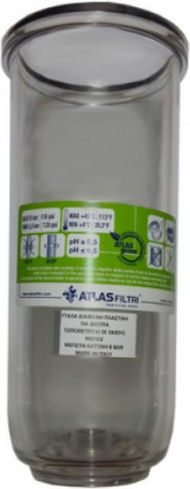 Atlas Filtri Junior 3P AS Ersatzfiltergehäuse für Wasserfilter Transparent 14610