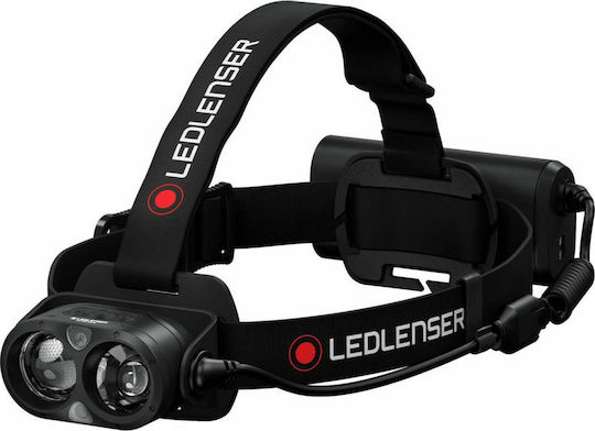 LedLenser Rechargeable Headlamp LED IPX8 with Maximum Brightness 3500lm H19R Core Black