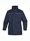 Delta Plus HELSINKI2 Fleece Work Jacket with Detachable Hood Navy Blue HELS2BM