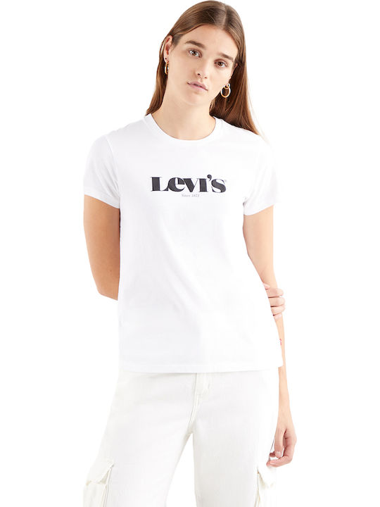 Levi's The Perfect Γυναικείο T-shirt Λευκό