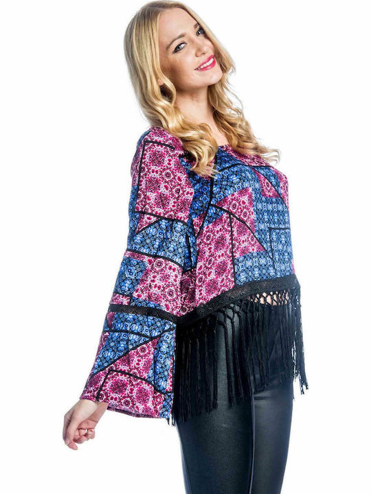 Minkpink MP8695 Summer Women's Blouse Long Sleeve Multicolor 02010008315