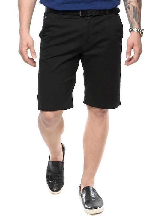 Brokers Jeans Herrenshorts Chino Schwarz