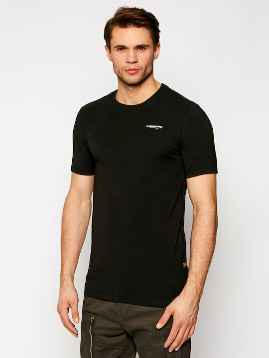 G-Star Raw Slim Base Men's Short Sleeve T-shirt Black