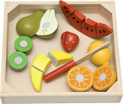 Woody Toys Fruits & Vegetables Toy Δίσκος Με Φρούτα made of Wood