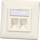 EFB Network-Telephone Socket Front in Beige Color ET-25085V2