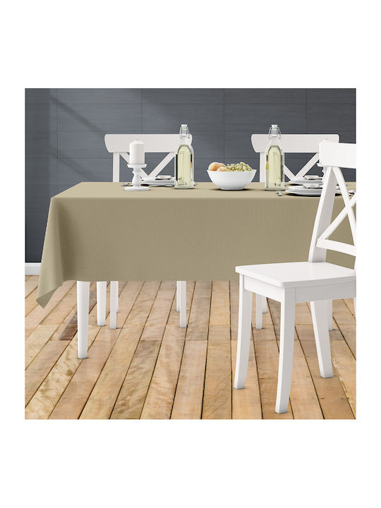 Lino Home Tablecloth Renas 96 Beige 140x180cm