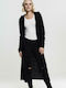 Cardigan Pentru Femei Tricotat Negru Lung