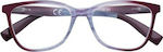 Zippo Women's Reading Glasses +2.50 in Purple color 31Z-B23-PNK250