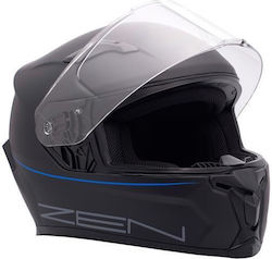 Zen ZN-820 Volles Gesicht ECE 22.05 Schwarz/Blau Matt Zen ZN-820 Volles Gesicht ECE 22.05 Schwarz/Blau Matt
