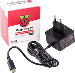 Raspberry Pi Power Supply for Pi 4 USB-C (SC0217)