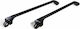 Modula Aluminum Car Roof Bars 119cm for Opel Mokka for Cars with Factory Roof Bars Set with Roof Rack Legs Black