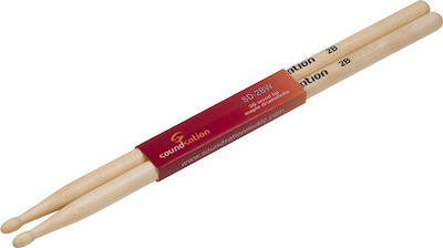 Soundsation 2B SD-2BW Maple Drumstick with Wooden Drop Head