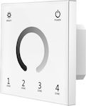 Cubalux Drahtlos Dimmer Touch RF (Request for) - Anfrage für Wandmontierter Dimmer DMX512 4 Zonen 13-0977