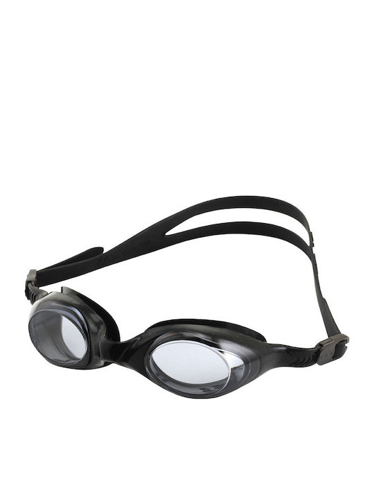 Vaquita Jelly Adults Swimming Goggles with Anti-Glare Lenses Black Black