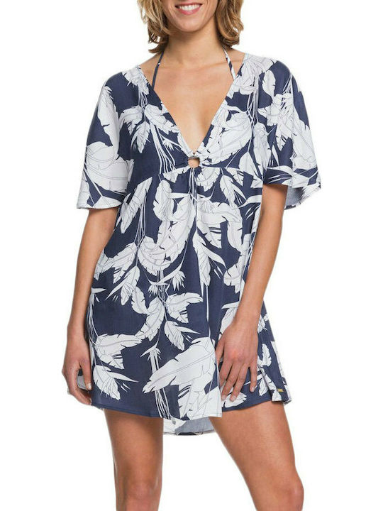 Roxy Summer Cherry Cover-up Women's Mini Dress Beachwear Blue