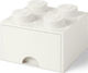 LEGO Παιδικό Κουτί Αποθήκευσης από Πλαστικό Storage Desk Drawer Λευκό 15x11.3x11.3cm
