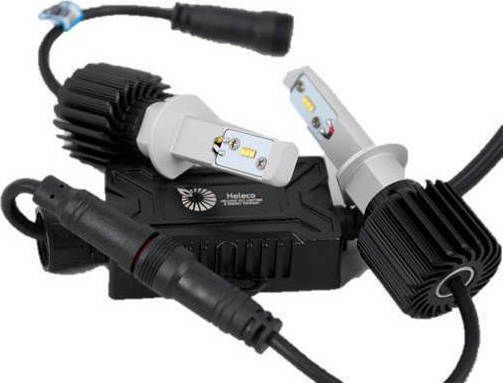Heleco Lamps Car H1 Canbus LED 6500K Cold White 12-24V 44W 2pcs
