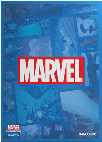 Gamegenic Marvel Champions Art Marvel Card Sleeves Standard Size 50τμχ Blue GGS10106ML
