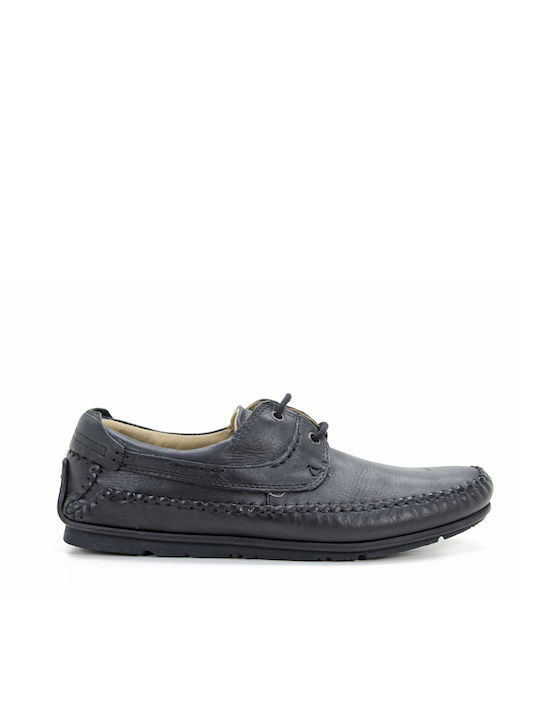 Freemood M017.102 Pantofi casual pentru bărbați Anatomic Negre