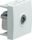 Hager Systo TV Antenna Socket Basic in White color WS250