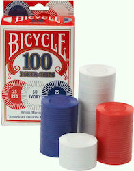Bicycle Set 100 Fise De Poker 38.1mm 2gr