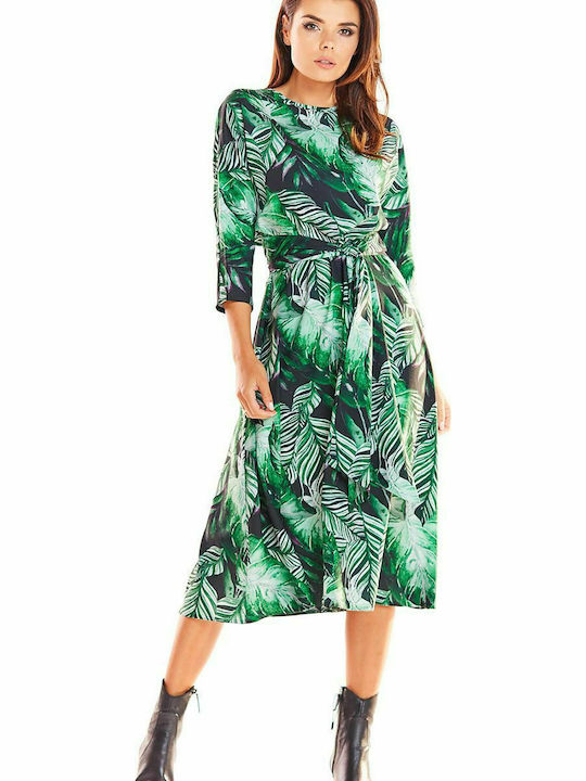 Awama Midi Rochie Verde