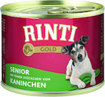 Rinti Gold Canned Wet Dog Food with Rabbit 1 x 185gr