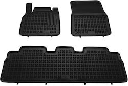 Rezaw Plast Set Față și Spate 3 Bucăți Pentru Renault Espace 2002-2014 Negre