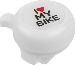 M-Wave I Love My Bike Children's Bicycle Bell W...
