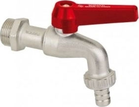 Bugatti ValvoSanitaria Kugelhahn 3/4" mit Aluminiumgriff Außenarmatur 8027010178327