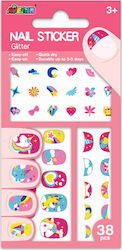 Avenir Unicorn Nail Stickers Manicure Toy
