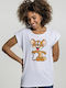 Tom & Jerry Damen T-Shirt Weiß