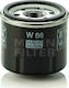 Mann Filter Car Oil Filter W 66 for Renault Φίλτρο Λαδιού Αυτοκινήτου για Renault/Kangoo/Twingo-Nissan Kubistar