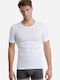 Walk Men's Short Sleeve Undershirt White